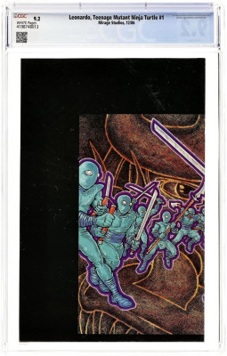 Leonardo Teenage Mutant Ninja Turtles #1 (1986) – CGC 9.2 – Návrat Foot Clanu