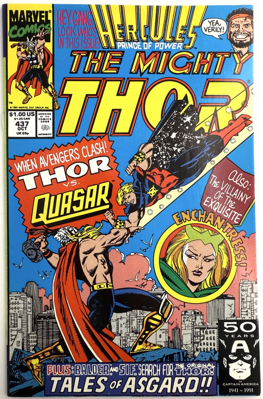 Thor Journey Into Mystery #437 VF Marvel Comics