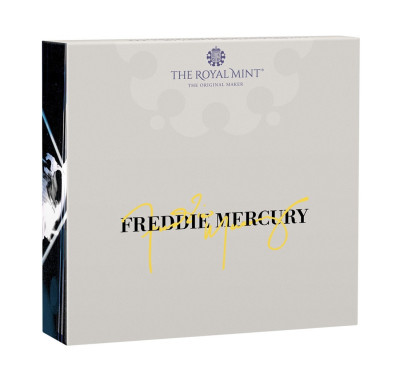 Freddie Mercury 2025 UK 1oz Silver Proof Colour Coin – Limitovaná edícia 4,500 ks