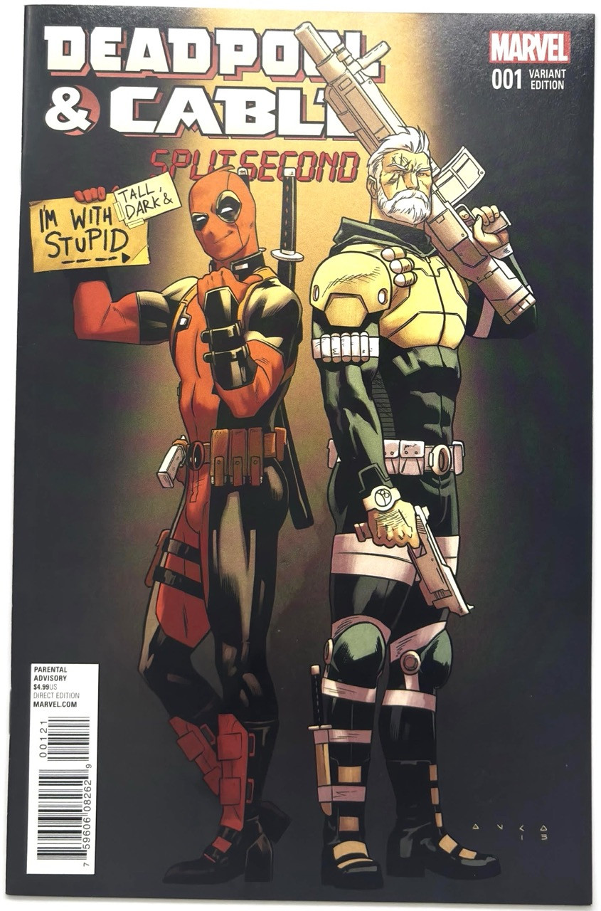 Deadpool and Cable Split Second 1B FN 2015 Marvel komiks