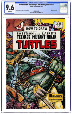 How to Draw Teenage Mutant Ninja Turtles #1A (1985) – CGC 9.6 – Kevin Eastman &amp; Peter Laird