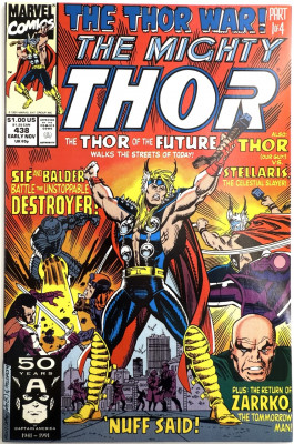 Thor Journey Into Mystery #438 VF Marvel Comics