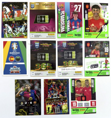 Topps, Panini Lamine Yamal – 11 zberateľských futbalových kariet