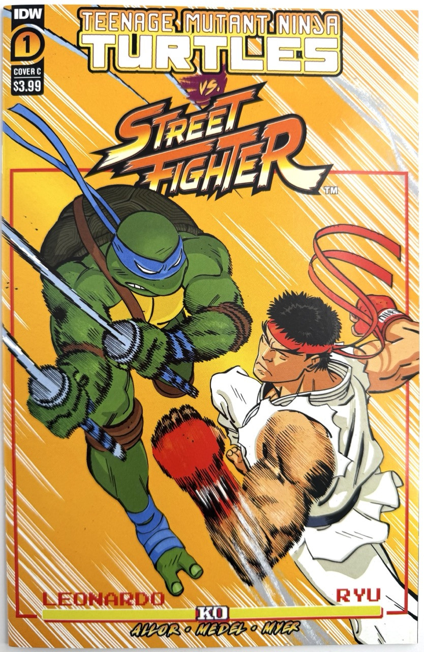 Teenage Mutant Ninja Turtles vs. Street Fighter #1C VF 2023 IDW