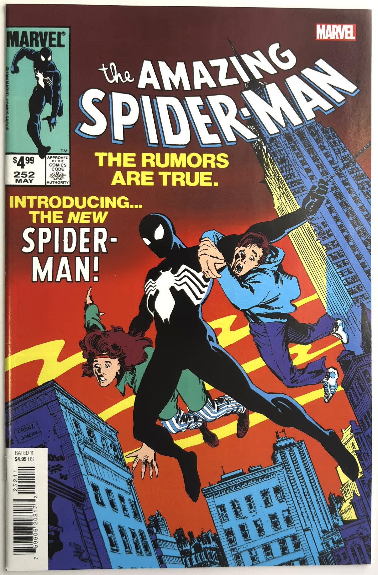 Amazing Spider-Man #252 Facsimile Edition 252C FN, komiks (1963 1st Series, Marvel)