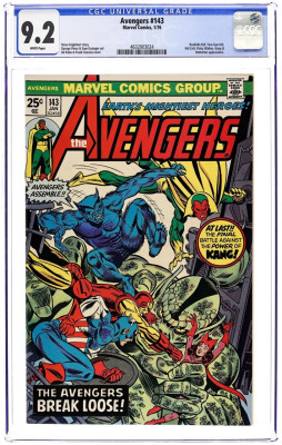 Avengers #143 (1976) – CGC 9.2 – Kang vs. Avengers v Divokom Západe