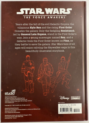 Star Wars The Force Awakens HC 1st Printing VF 2021 Studio Fun International