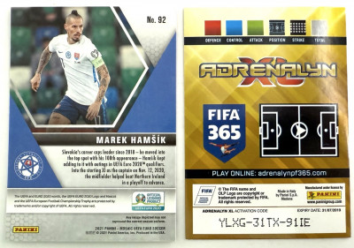 Panini Marek Hamsik karty 2x