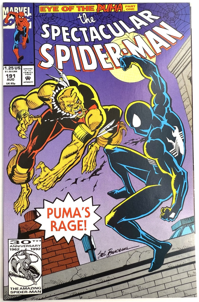 Spectacular Spider-Man #191 VF 1992 Marvel komiks