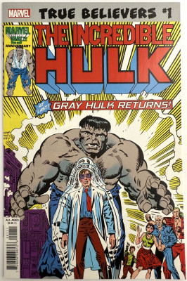 True Believers Hulk Gray Hulk Returns (2019) #1 NM