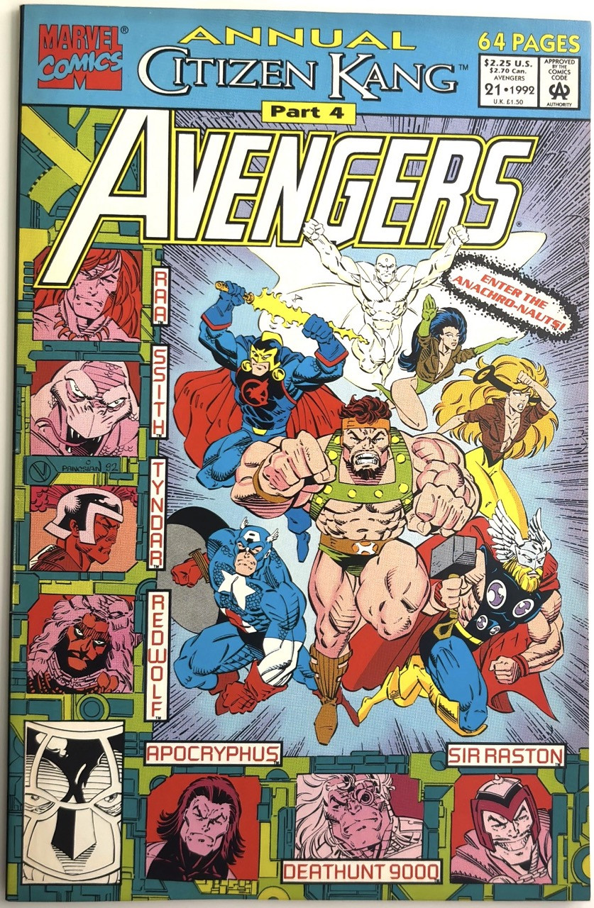 Avengers Annual 21 FN, komiks (1963 1st Series, Marvel, 1991)