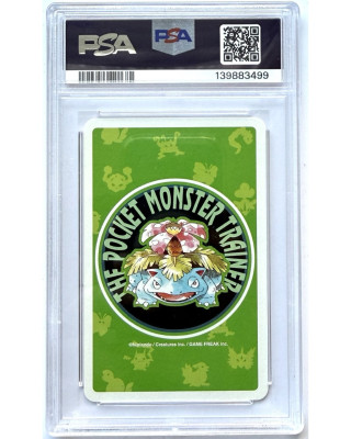 1996 Pokémon Green Version Playing Cards #006 4 of Clubs Charizard – PSA 9 (POP 27)- LEN 27 kusov v PSA 9 na svete