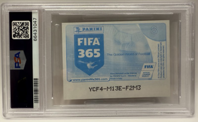 Nálepka Messi / Ronaldo #8, Panini 2016, PSA 9