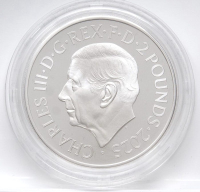 Freddie Mercury 2025 UK 1oz Silver Proof Colour Coin – Limitovaná edícia 4,500 ks