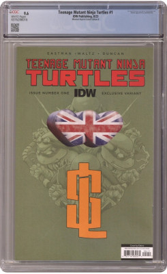 Teenage Mutant Ninja Turtles Later Reprints #1ESKIVO.B (2011) – CGC 9.6 – WhatNot/Stashhhloot Exclusive