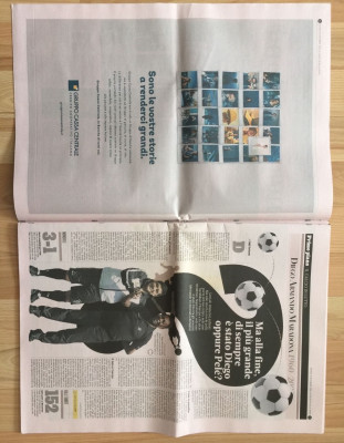 Maradona LA GAZZETTA DELLO SPORT- Odchod futbaloveho boha 2020