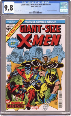 Komiks Giant Size X-Men Facsimile Edition #1, 2019, CGC 9.8