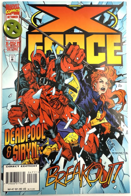 X-Force komiks (1991 1st Series) 47D FN