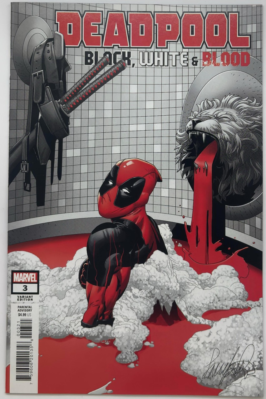 Deadpool Black White and Blood 3B NM 2021 Marvel komiks