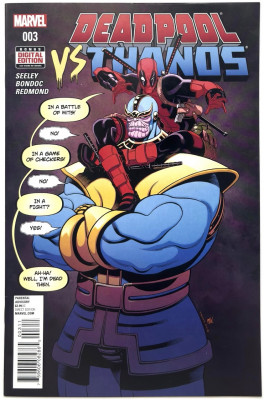Deadpool vs. Thanos 3A FN 2015 Marvel komiks