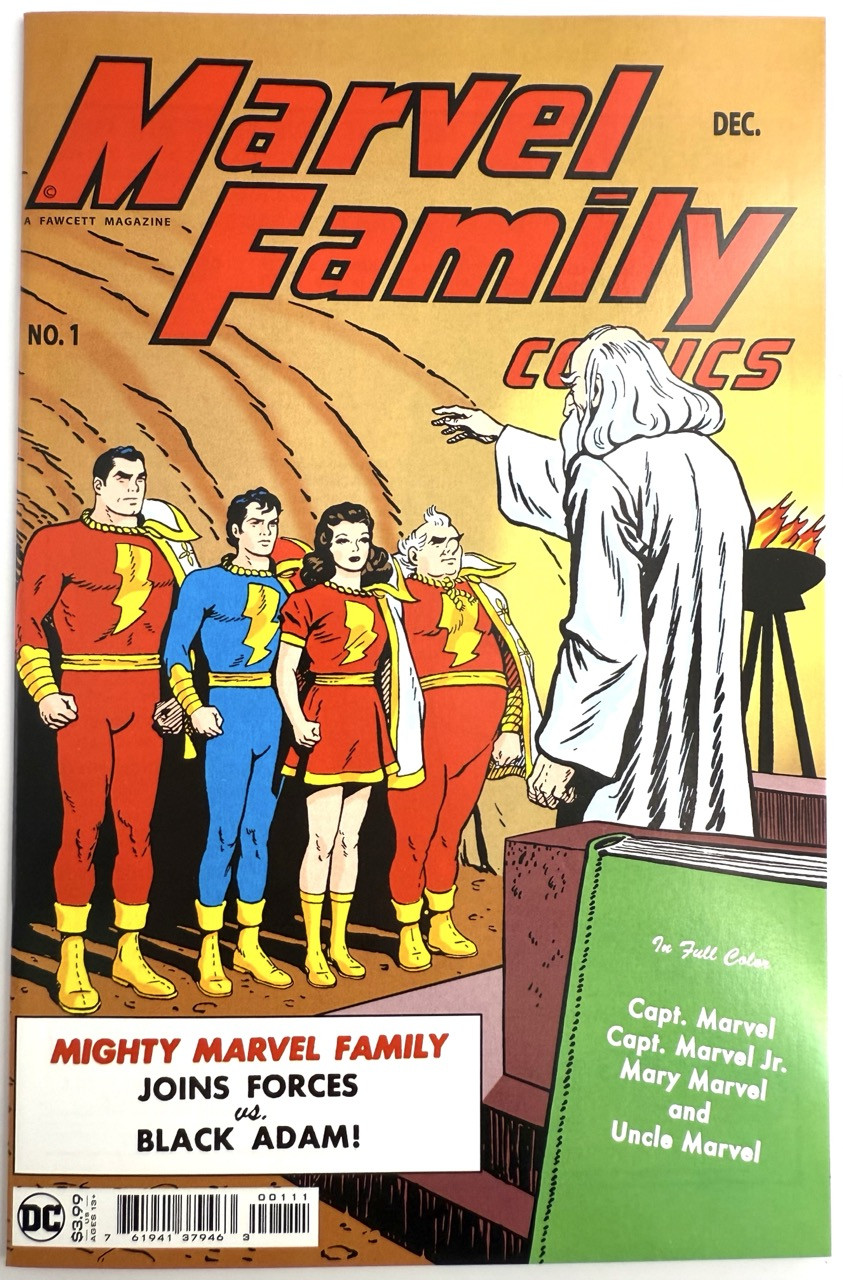 Marvel Family #1 Facsimile Edition VF (1945) 2022 Fawcett/DC