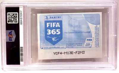 Nálepka Messi / Ronaldo #8, Panini 2016, PSA 9