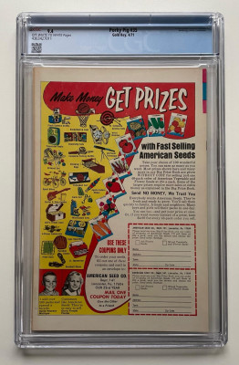 Komiks Porky Pig #35, Gold Key 1971, CGC 9.4