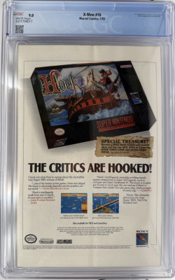 Komiks X-Men #16, Marvel, rok 1993, CGC 9.0