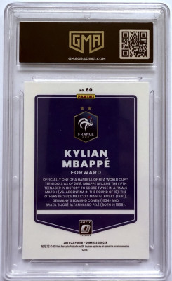 Panini Donruss 2021 #60 Mbappé Optic – futbalová karta