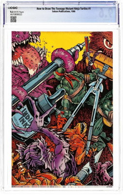 How to Draw Teenage Mutant Ninja Turtles #1A (1985) – CGC 9.6 – Kevin Eastman &amp; Peter Laird