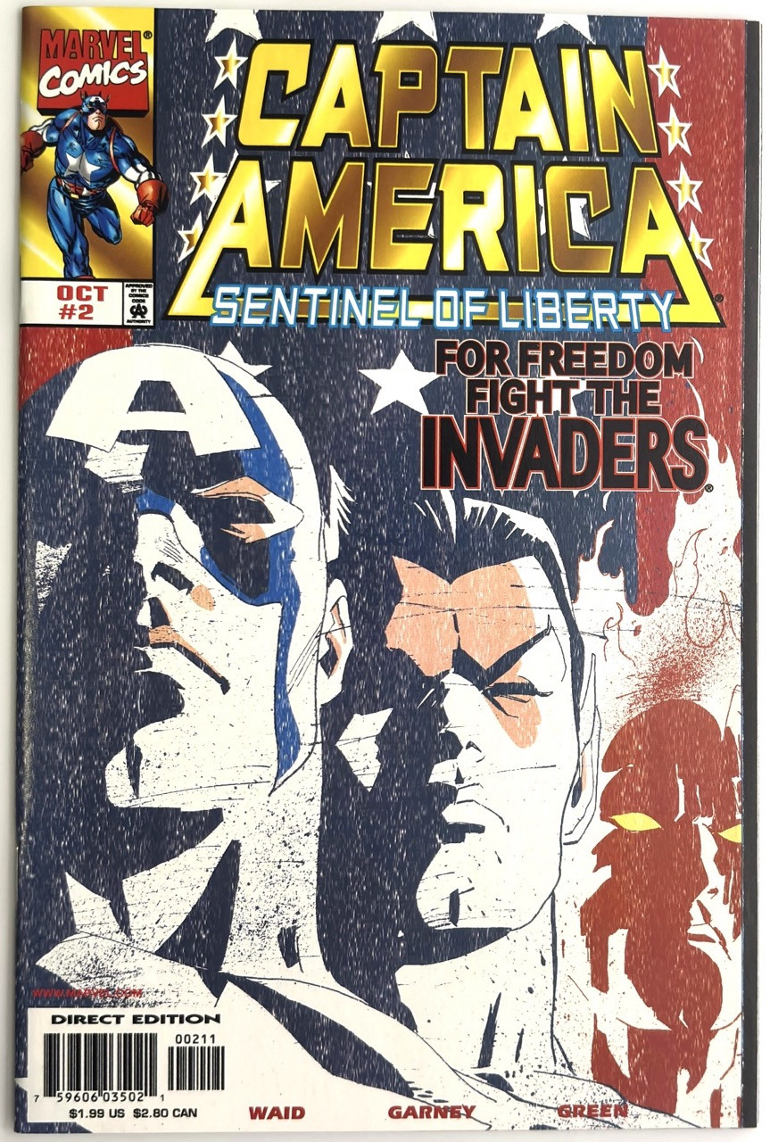 Captain America Sentinel of Liberty 2B VF 1998 Marvel komiks