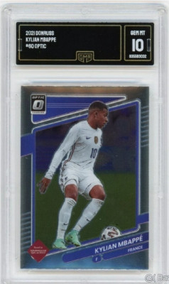 Kylian Mbappe, #60, 2021 Donruss Optic