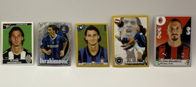 5x nálepka Zlatan Ibrahimovic, Panini