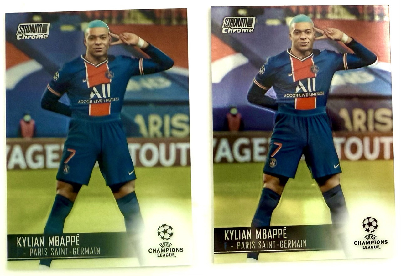 Kylian Mbappe #75, PSG, Topps Chrome Stadium Champions League 2020/21