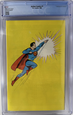 Komiks Action Comics #1, Reprint 1988, CGC 9.6