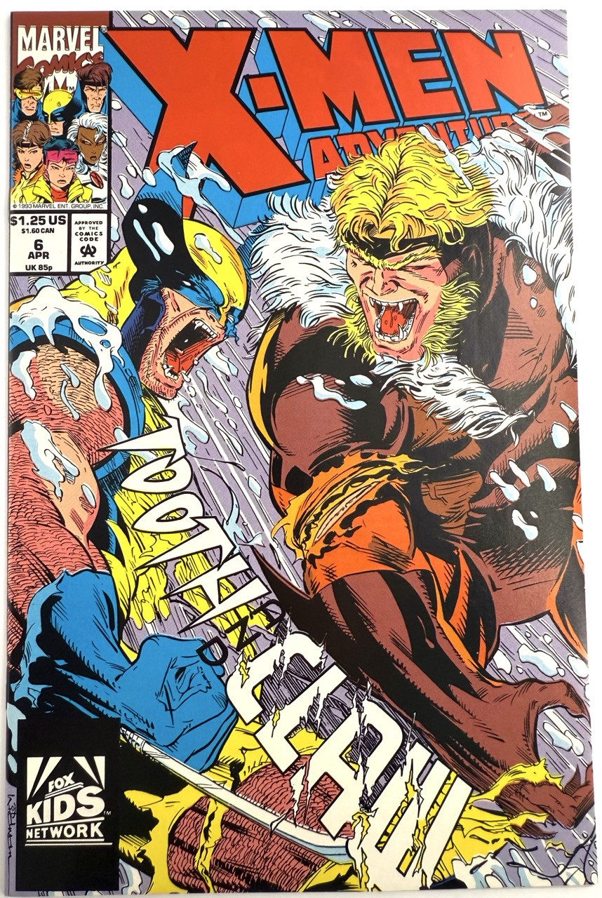 X-Men Adventures komiks (1992 Marvel Season I) 1993 6 VF