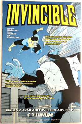 Invincible 1 Facsimile Edition NM 2023 Image komiks