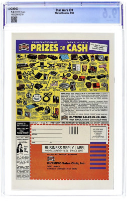 Star Wars #39D (1980) – CGC 9.6 – The Empire Strikes Back Part 1