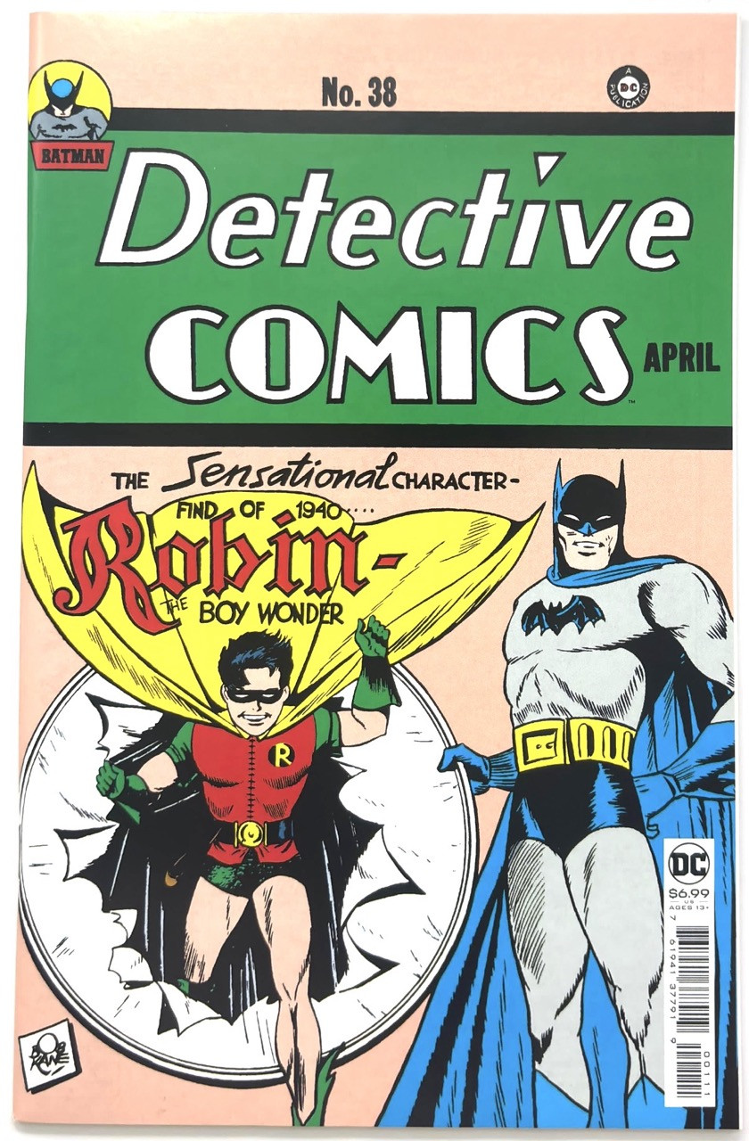 Detective Comics 38B Facsimile Edition VF 2024 DC komiks