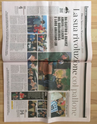 Maradona LA GAZZETTA DELLO SPORT- Odchod futbaloveho boha 2020
