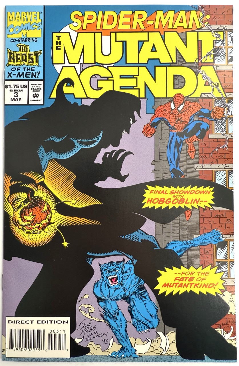 Spider-Man The Mutant Agenda #3 VF 1994 Marvel komiks