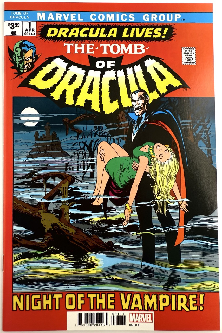 Tomb of Dracula (1972 1st Series) Facsimile Edition #1 (Marvel, 2022) VF