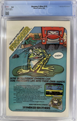 Komiks Uncanny X-Men 1983, #172D, CGC 9.0