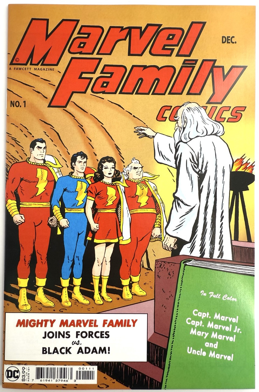 Marvel Family #1 Facsimile Edition NM (1945) 2022 Fawcett/DC
