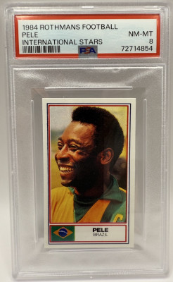 Karta Pele, International Stars 1984, PSA 8