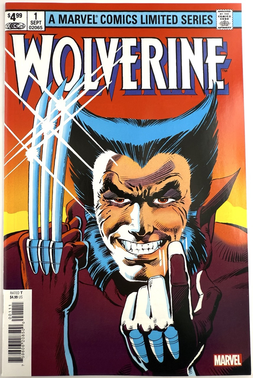 Wolverine komiks (1982 Limited Series) 2024 Facsimile Edition 1B NM