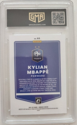 Kylian Mbappe, #60, 2021 Donruss Optic