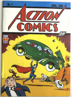 Action Comics #1, komiks Golden Age Sized Facsimile Edition (2025, DC) Superman Day 1A NM