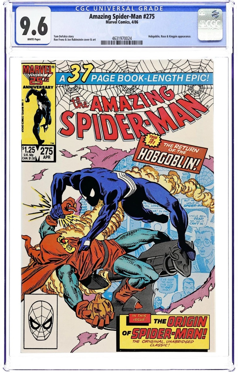 Amazing Spider-Man #275 (1986) – CGC 9.6 – Hobgoblin vs. Spider-Man