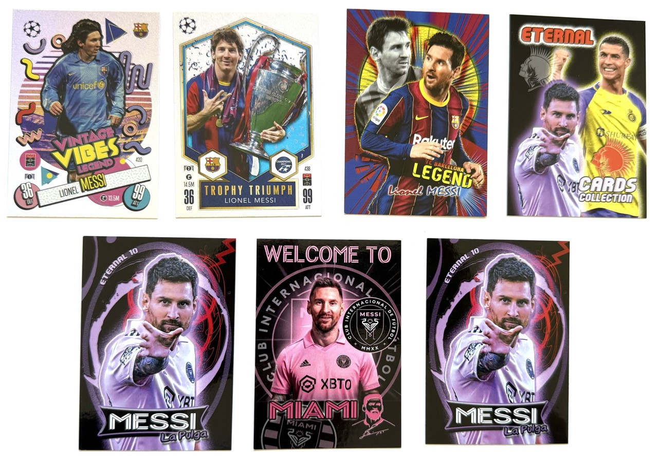 Lionel Messi – Topps &amp; Eternal – 7 kariet